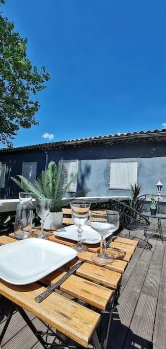 卡尔卡松#New#Terrasse Sud Ouest#Pied De La Cite #1公寓 外观 照片